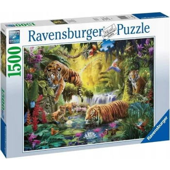Puzzle 1500 Spokojne tygrysy